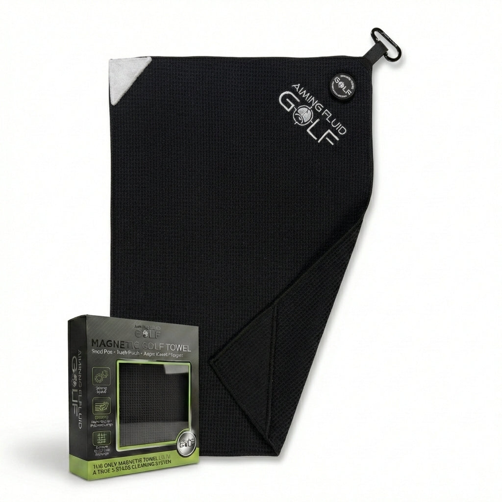 Magna-Anchor™ Magnetic Golf Towel – Stubby (16×24)