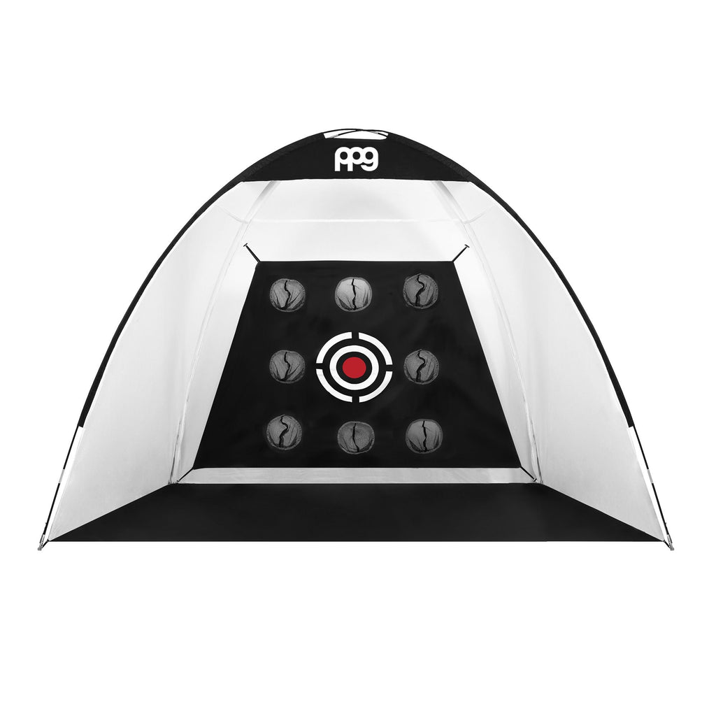 Full Swing Golf Driving Net with Nine Shot Shape Targets