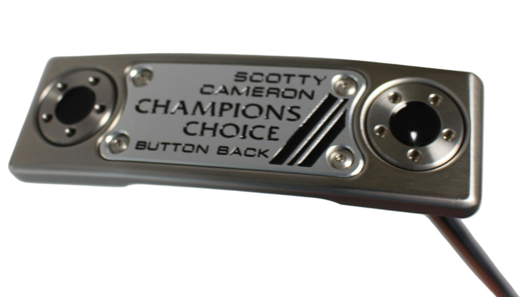 Scotty Cameron Champions Choice Button Back Newport 2 Plus (15g Weights) Custom Shop Limited Putter Silver/Black