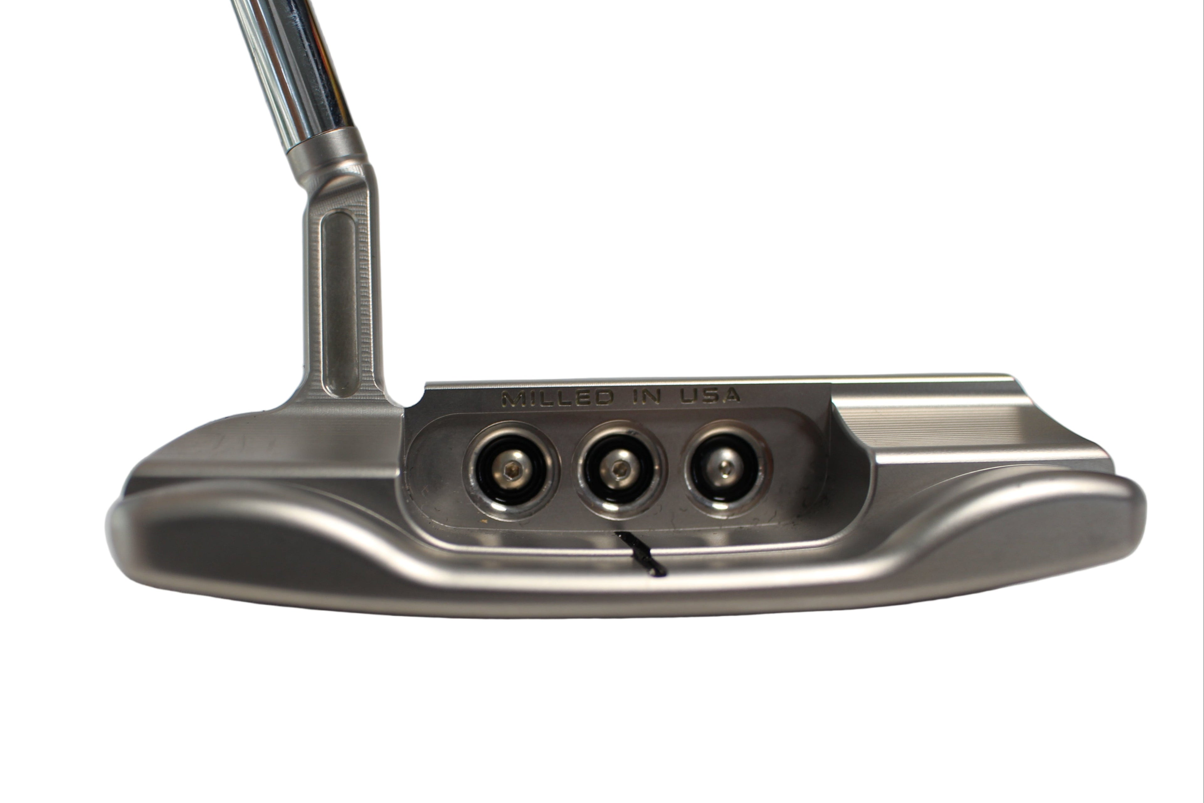 Scotty Cameron Champions Choice Button Back Newport 1.5 Plus (10g Weights) Custom Shop Limited Putter Silver/Black
