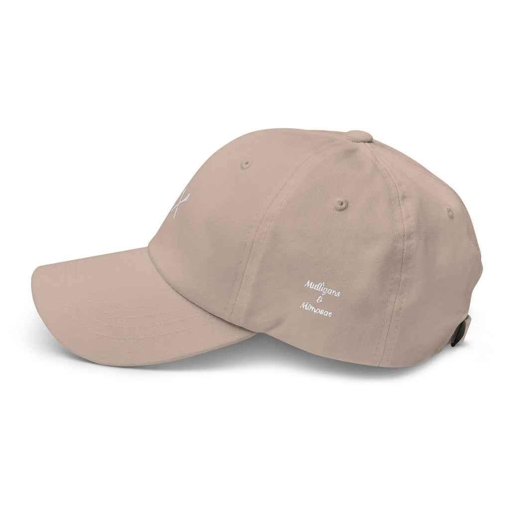Crossed Tees Embroidered Golf Hat – Minimalist Women’s Golf Cap | Mulligans & Mimosas
