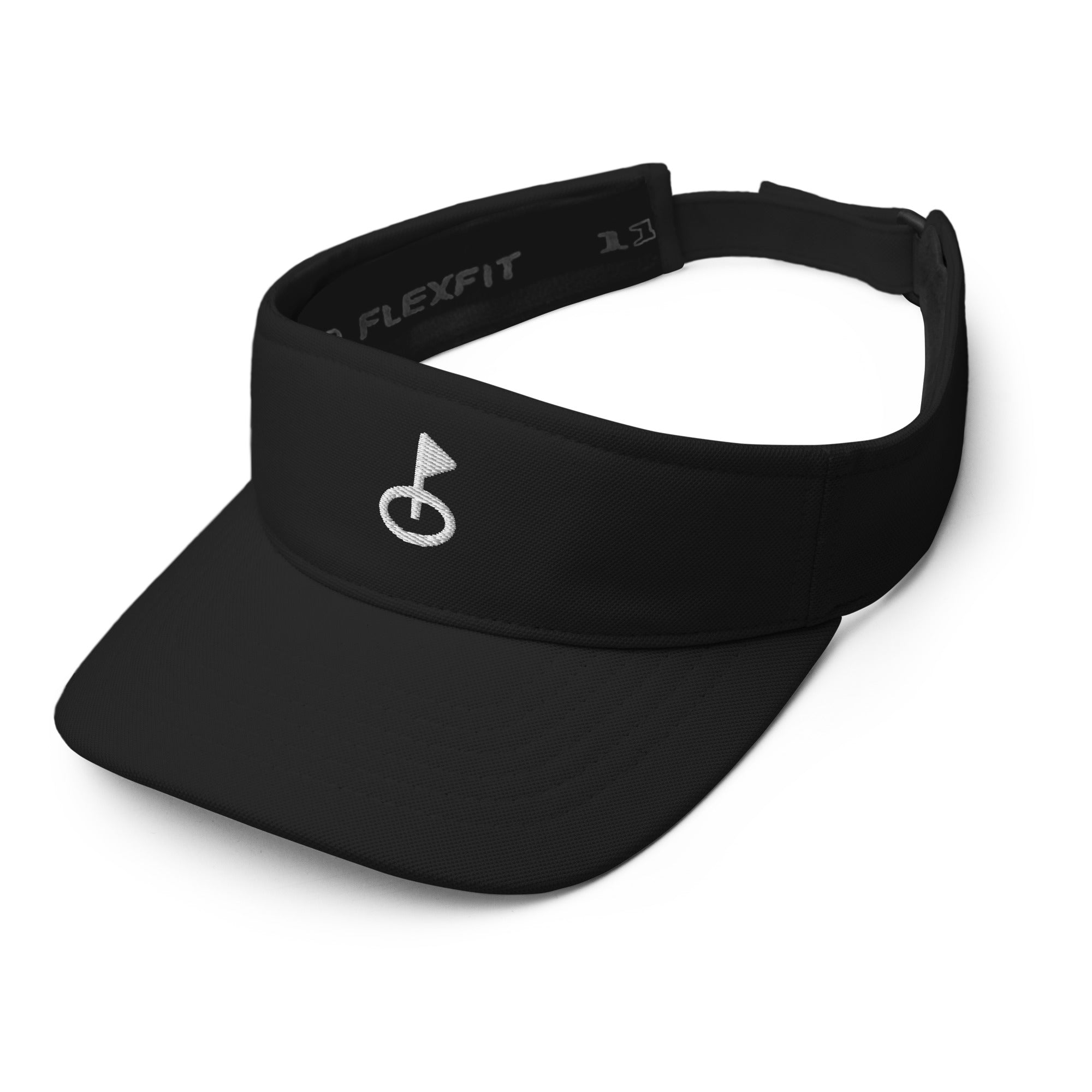 Embroidered Golf Flag Visor – Minimalist Women’s Golf Hat