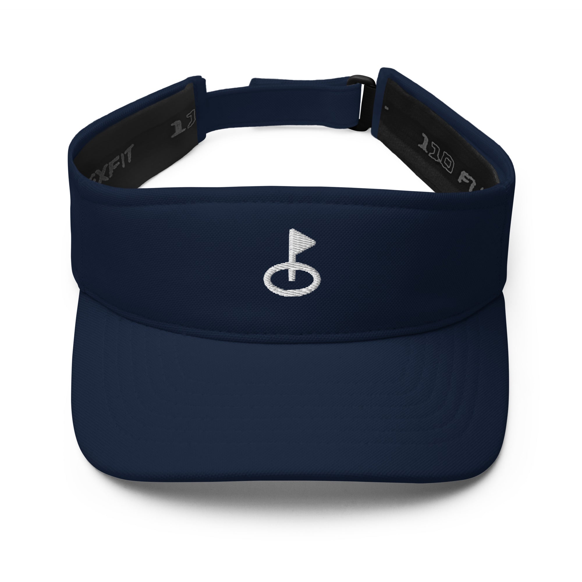 Embroidered Golf Flag Visor – Minimalist Women’s Golf Hat