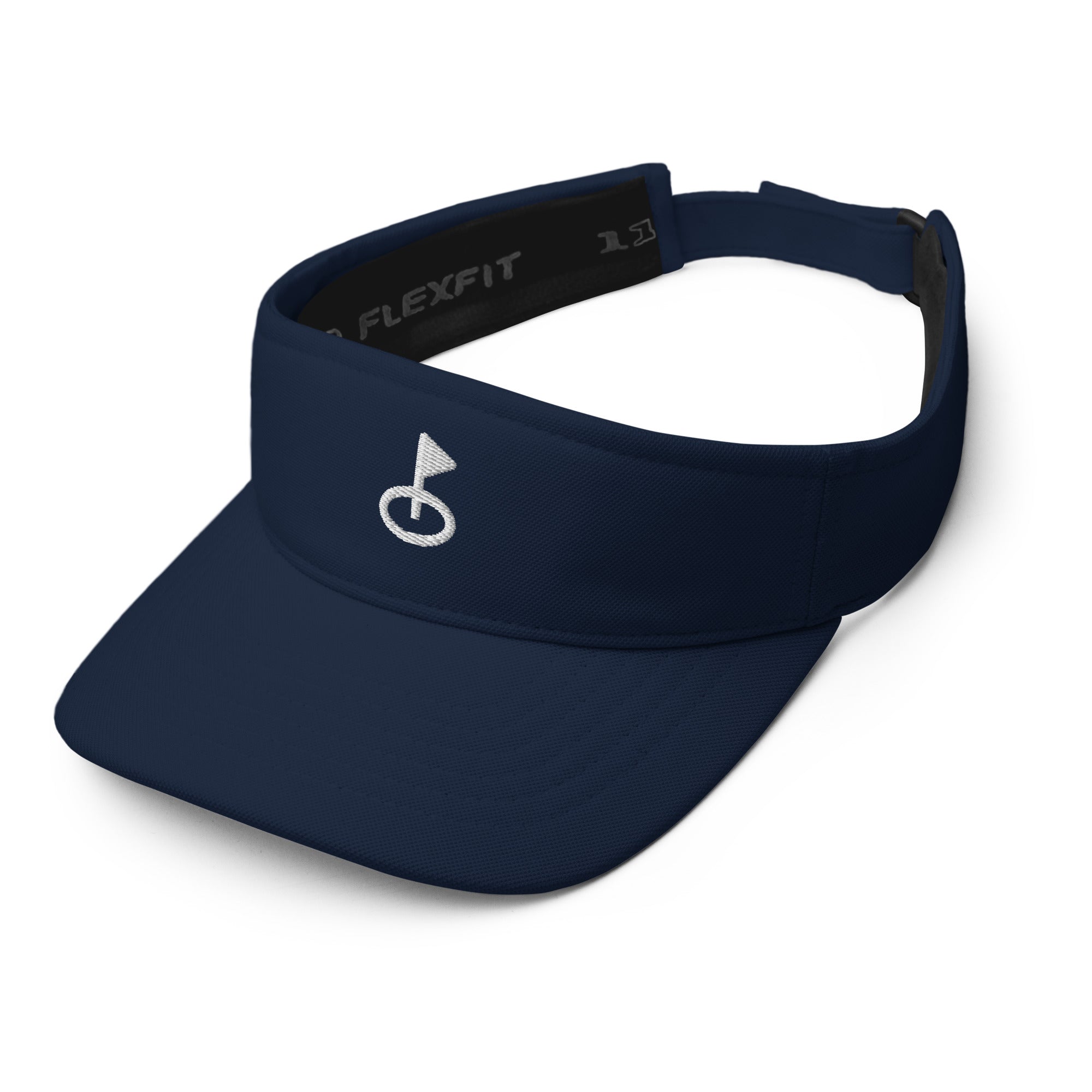 Embroidered Golf Flag Visor – Minimalist Women’s Golf Hat