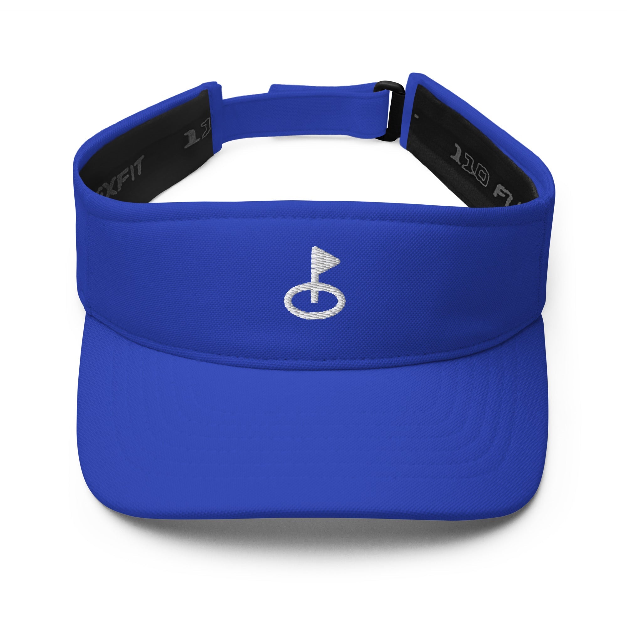 Embroidered Golf Flag Visor – Minimalist Women’s Golf Hat