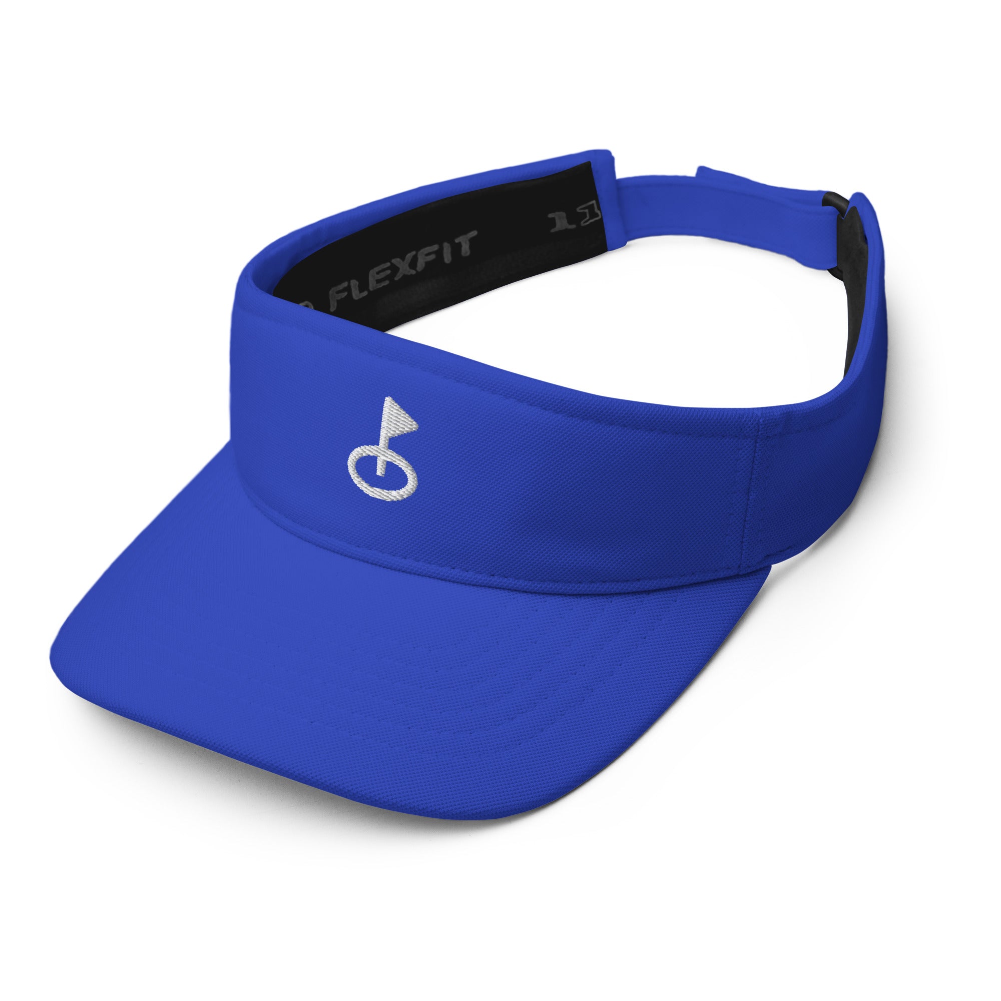 Embroidered Golf Flag Visor – Minimalist Women’s Golf Hat